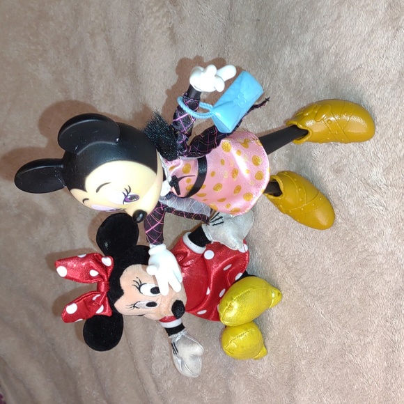 (2) 💖Minnie Mouses plush and poseible 6" 8" - Picture 8 of 9